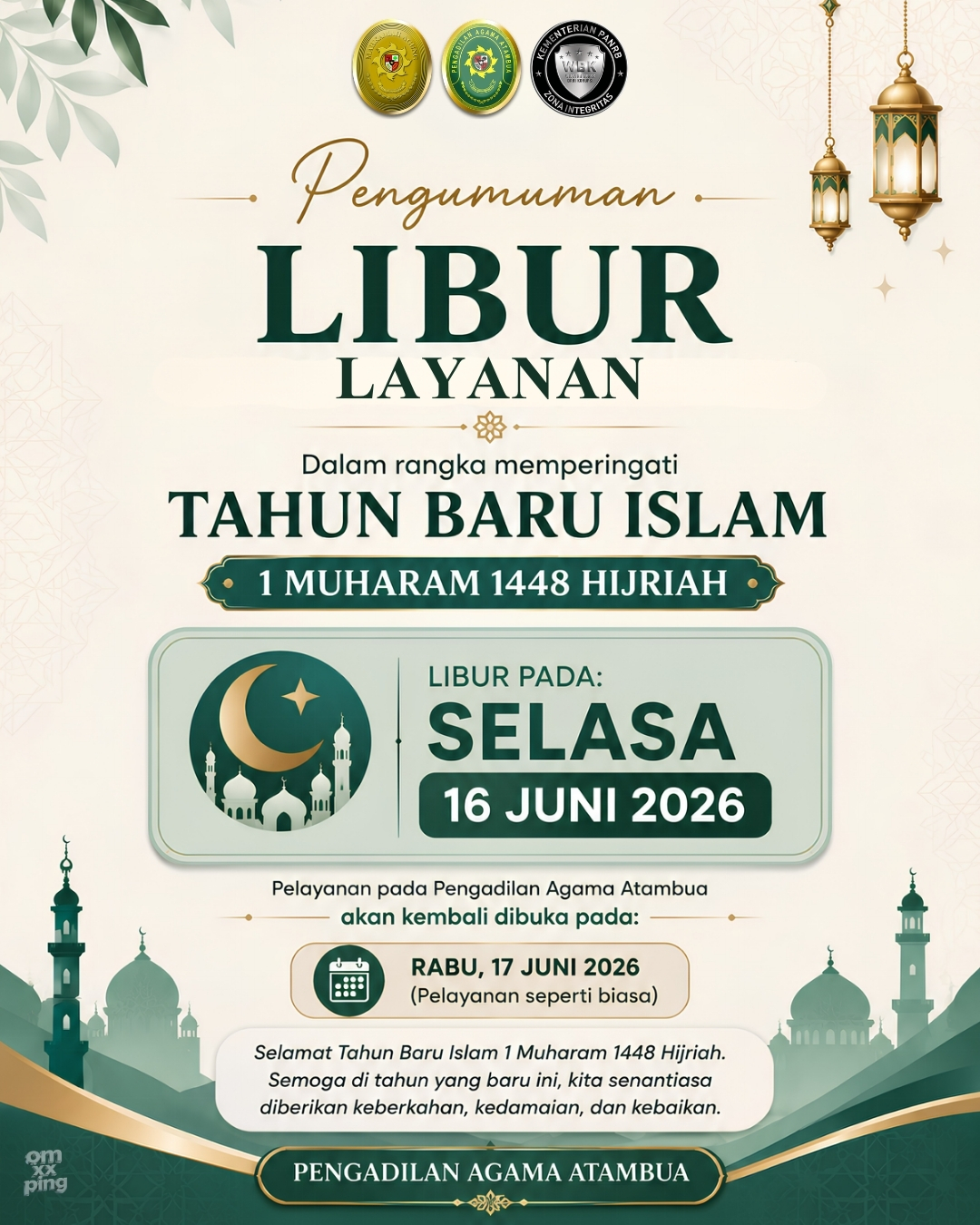 Libur Layanan